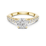 gold plated Silver ring with a white background 