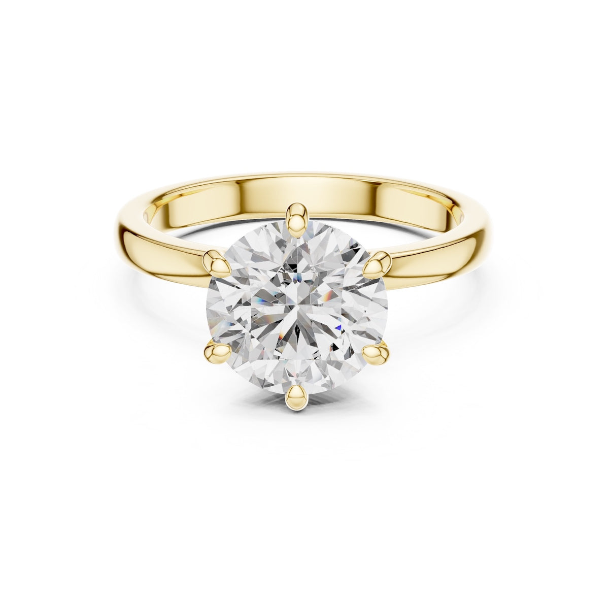 gold plated Silver Ring against a white background 