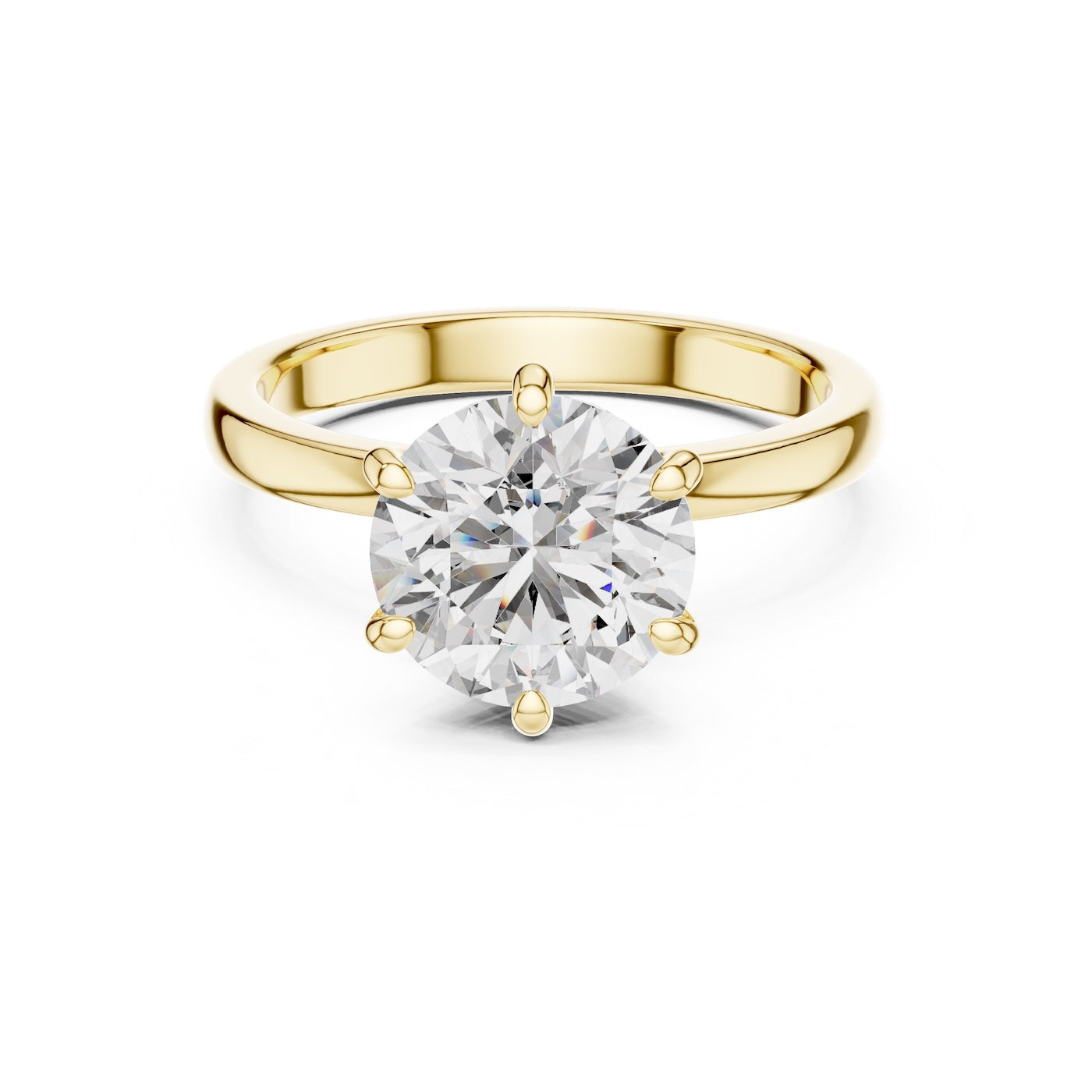 gold plated Silver Ring against a white background 